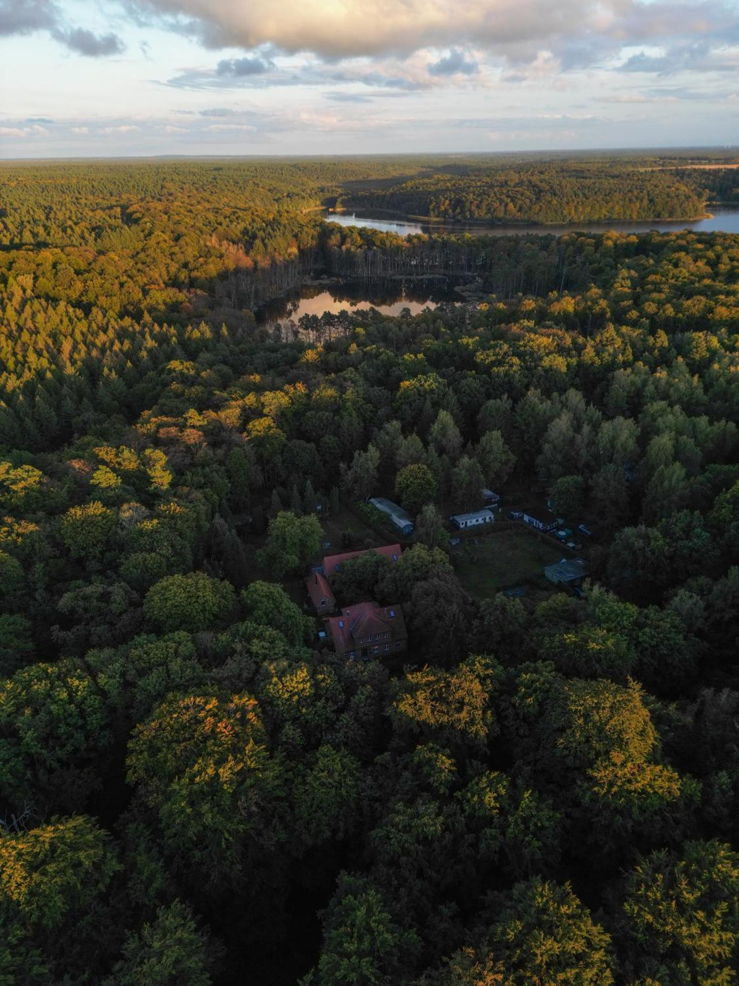 Wald- Und Seeidyll Im Historischen Forsthaus Neuruppin Eksteriør billede